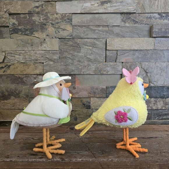 2025 Spritz Featherly Friends “HUE” And “DECKLE” Easter Bird - Picture 2 of 8